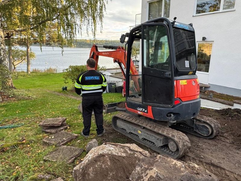 Dränering i Stockholm med Servea