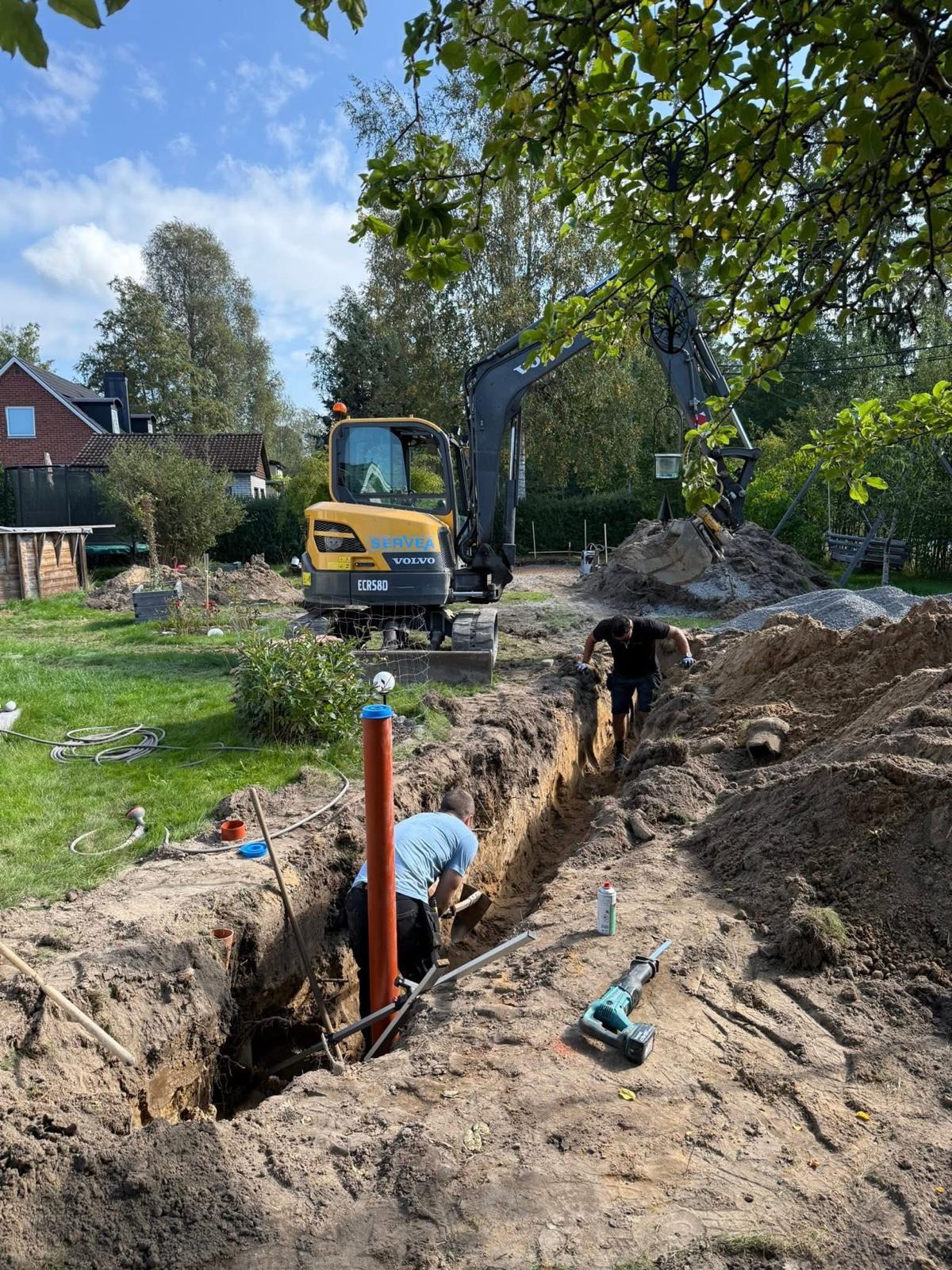 Dränering någonstans i Stockholm